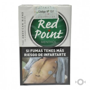 CIGARRILLOS RED POINT COMUN MENTOL